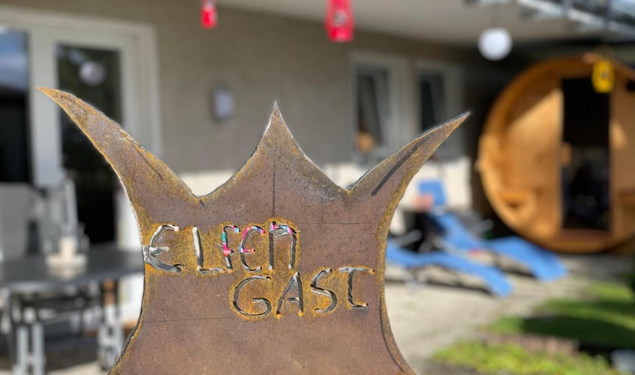 Ferienwohnung Elfengast, Fasssauna, Harzurlaub In Bester Lage 巴特哈尔茨堡 外观 照片